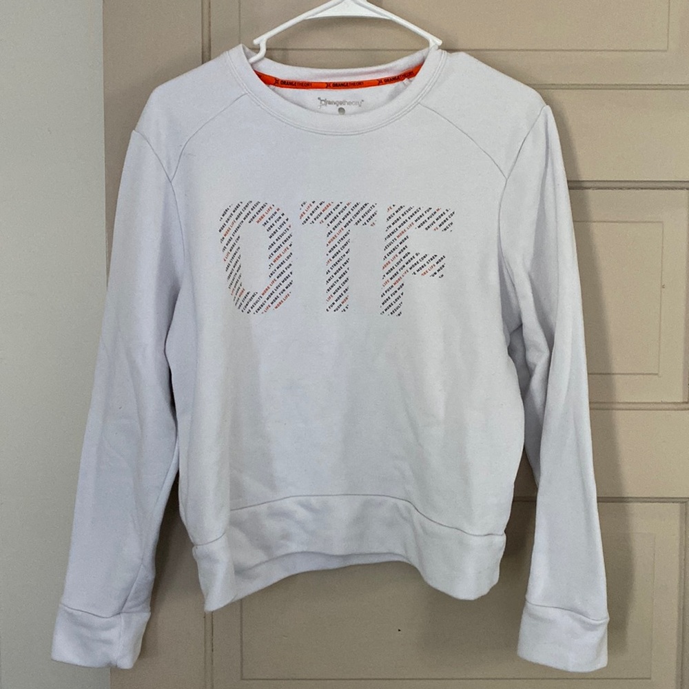 Orangetheory White Sweatshirt